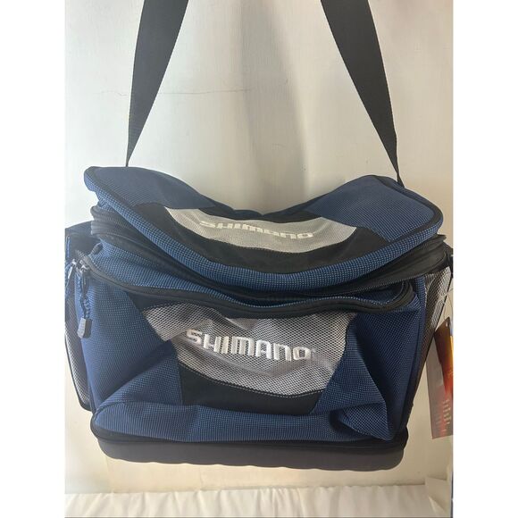 Shimano Borona expandable large tackle box blue model Abex 250 lg - Picture 2 of 13